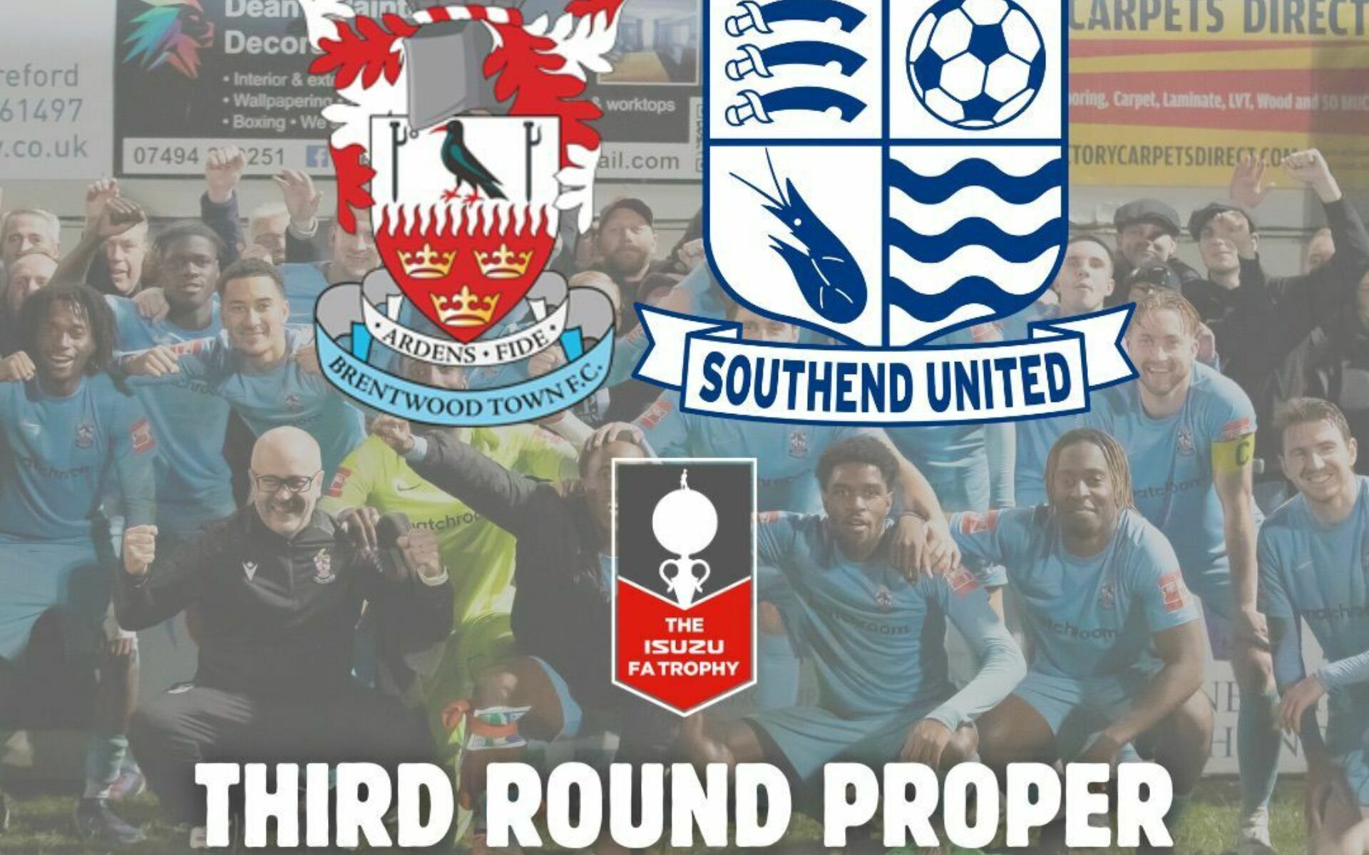 MATCH PREVIEW: BRENTWOOD TOWN VS SOUTHEND UNITED Featured Image